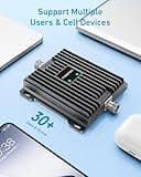 Cell Phone Signal Booster for Verizon and AT&T | Up to 4,500 Sq Ft | Boost 4G LTE 5G Signal on Band 12/13/17 | 65dB Dual Band Cellular Repeater with High Gain Antennas | FCC Approved 3
