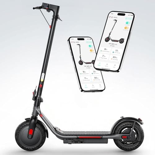 TST HOVSCO Electric Scooter for Adult, Up to 19/23 MPH and 30 Miles Long Range E Scooter, 8.5"/10" Solid and Pneumatic Tire, Portable Folding EScooter with Dual Brakes, Commuting Escooter App Control