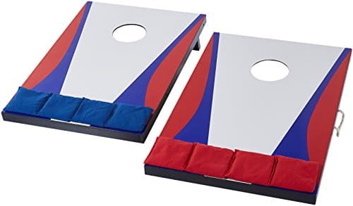 Amazon Basics Cornhole Set, Blue/Red 2