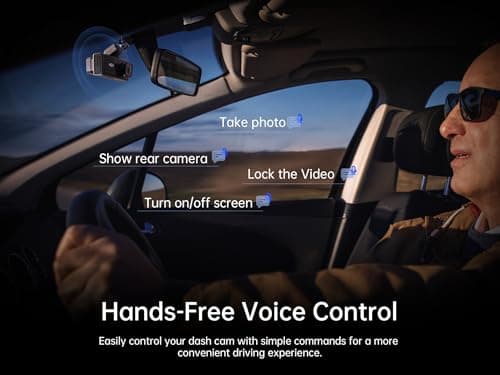 Pelsee 4K 3 Channel Dash Cam Front and Rear Inside, Dash Camera for Cars, 4K+1080P+1080P Dashcam with APP & WiFi, 64GB Card Included, Smart Driving System ADAS DMS, 24H Parking Mode,G-Sensor,256GB Max 4