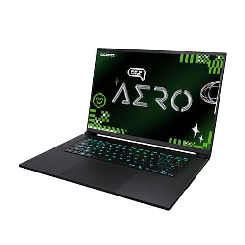 GIGABYTE AERO X16; Copilot+ PC - 165Hz 2560x1600 WQXGA - NVIDIA GeForce RTX 5070 - AMD Ryzen AI 9 HX 370-1TB SSD with 32GB DDR5 RAM - Windows 11 Home - Space Gray AERO X16 2WHA3USC64AH 4