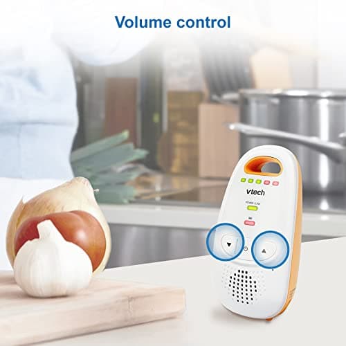 VTech DM1411 Audio Baby Monitor & Portable Soother Dual-Unit Rechargeable Battery, Long Range, Soft-Glow Night Light, Soothing Sounds & Lullabies, Digital Wireless Transmission, Sound Indicator 5