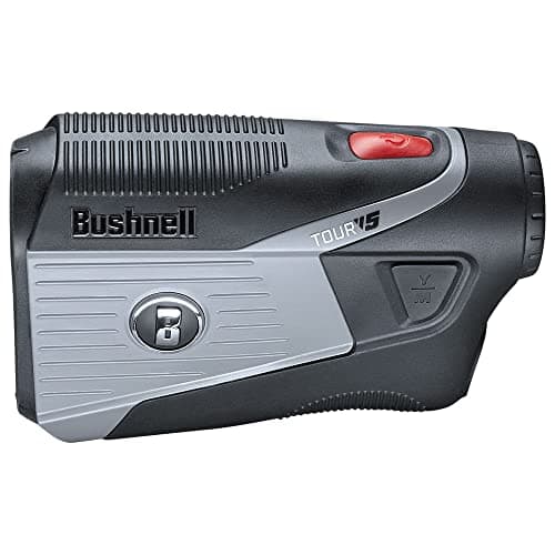 BUSHNELL GOLF V5 Patriot Pack Golf Laser Rangefinder, Pinseeker, Visual JOLT, BITE Magnetic Mount, Next Level Clarity and Brightness, Non-Slope Model 5