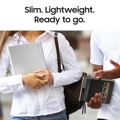 Samsung 14" Galaxy Chromebook Go Laptop PC Computer, Intel Celeron N4500 Processor, 4GB RAM, 64GB Storage, ChromeOS, XE340XDA-KA2US, Student Laptop, Silver 3