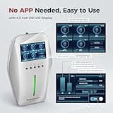 Cell Phone Booster for Multiroom, Cover 10,000 sq. ft. with 2 Indoor Antennas Cell Phone Signal Booster with LCD Display 5G Compatible for All U.S. Carriers - Verizon AT&T T-Mobile, FCC Approved 3