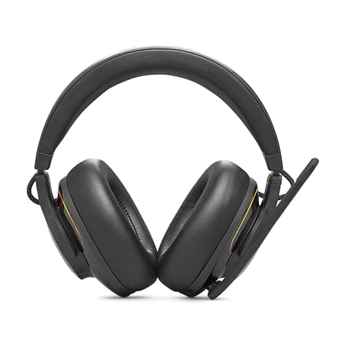 JBL Quantum 910X - Wireless Over-Ear Hi-Res Certified JBL QuantumSOUND Gaming Headset with Head Tracking-Enhanced, Active Noise Cancelling & Bluetooth, Up to 37Hrs of Battery & Speed Charging (Black) 4
