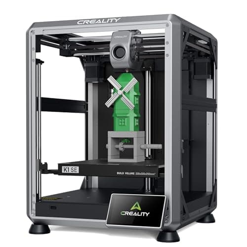 Creality 3D Printer, K1 SE Fully Assembled Auto Leveling 3D Printers for Kids and Beginners, 600mm/s Max High-Speed Printing, Core XY All Metal Structure, Larger Print Size 250x220x220mm