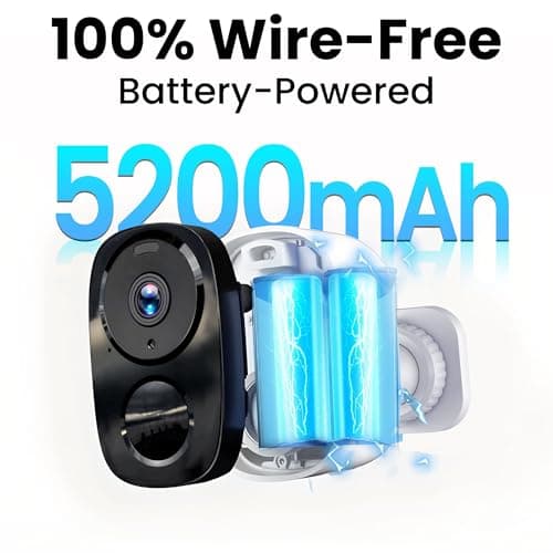2025 Upgraded 2K Security Cameras Wireless Outdoor, Free Cloud Storage, 1-6 Months Battery Life, Waterproof, 2-Way Talk, AI Motion Detection Spotlight Siren Alarm Cameras for Home Security 4