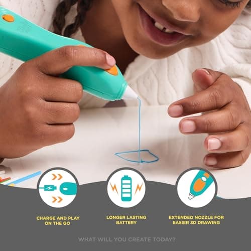 3Doodler Start+ Essentials 3D Pen Set for Kids, Easy to Use, Learn from Home Art Activity Set, Educational STEM Toy for Boys & Girls Ages 6+ 5