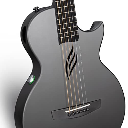 Enya NOVA GO SP1 Carbon Fiber Travel Guitar - 35" Acoustic Electric with Smart AcousticPlus Technology, Built-in Effects, USB Recording, Bluetooth Speaker, Beginner Bundle with Gig Bag & Accessories 5