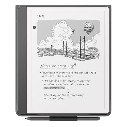 Amazon Kindle Scribe Leather Folio Cover with Magnetic Attach, Sleek Protective Case 2