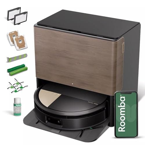 iRobot Roomba Max 705 Combo Robot Vacuum & Mop + AutoWash Dock – Extending Self-Cleaning Roller Mop, Retractable Mop Cover, Dual Brushes, Self-Empties, Heat-Washes & Dries, Avoids Obstacles, LiDAR