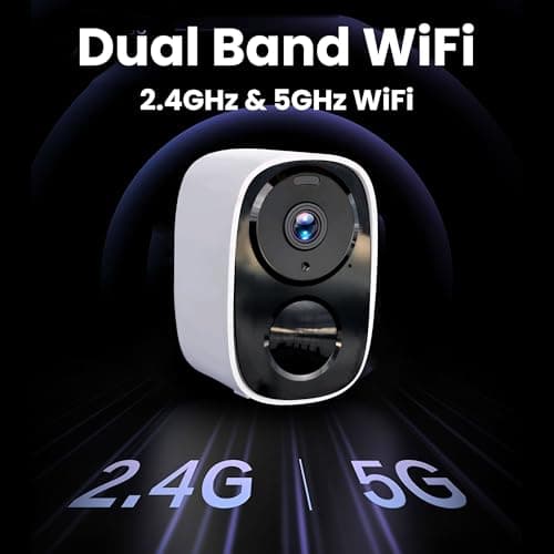 2025 Upgraded 2K Security Cameras Wireless Outdoor, Free Cloud Storage, 1-6 Months Battery Life, Waterproof, 2-Way Talk, AI Motion Detection Spotlight Siren Alarm Cameras for Home Security 5