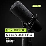Shure SM7B Vocal Dynamic Microphone – XLR Studio Mic for Podcasting, Recording, Broadcasting, Streaming & Gaming – Smooth, Warm Sound, Rugged Build, Detachable Windscreen, Wide Frequency Range, Black 5