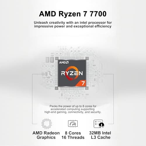 acer Nitro 60 Gaming Desktop Computer AMD Octa-core Ryzen 7 7700 (>i9-13900H) 32GB DDR5 2TB SSD GeForce RTX 5070 12GB GDDR7 DLSS4 (Up to 988 AI Tops) 850W 80+ Gold PSU Type-C Win11Pro ICP Hub 2