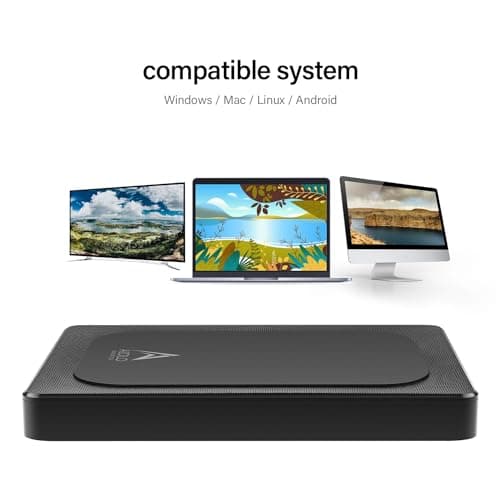 Aiolo Innovation 1TB External Hard Drive Ultra Slim Portable HDD-USB 3.0 USB-C for PC, Mac, Laptop, PS4, Xbox one,Xbox 360 3