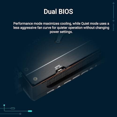 ASUS Prime Radeon™ RX 9070 XT OC Edition Graphics Card (PCIe 5.0, HDMI/DP 2.1, 2.5-Slot Design, axial-tech Fans, Dual Ball Fan Bearings, Dual BIOS, ASUS GPU Guard) 5