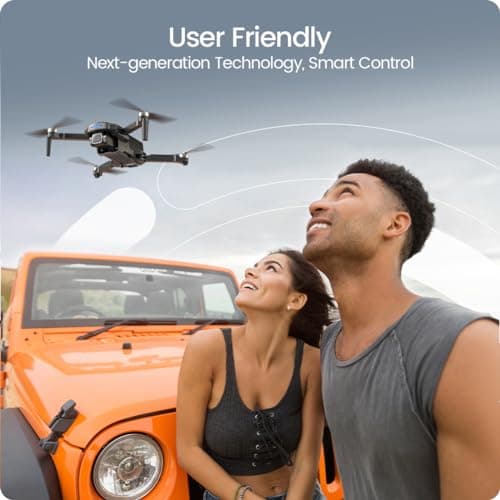 Holy Stone GPS Drone with 4K UHD Camera for Adults Beginner; HS360S 249g Foldable FPV RC Quadcopter with 10000 Feet Control Range, Brushless Motor, Follow Me, Smart Return Home, 5G Transmission 5