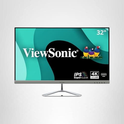 ViewSonic VX3276-4K-MHD 32 Inch 4K UHD Monitor with Ultra-Thin Bezels, HDR10 HDMI and DisplayPort for Home and Office 5