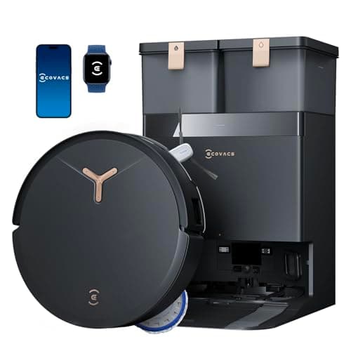 ECOVACS DEEBOT T50 MAX PRO Omni Robot Vacuum and Mop, 18,500Pa Blast Suction, 18mm Auto-Lift, ZeroTangle &TruEdge 2.0, AIVI 3.0 Obstacle Avoidance, Auto Hot Water Mop Wash/Dry/Refill, Self-Emptying