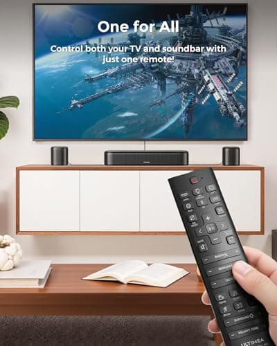 ULTIMEA 7.1ch Sound Bar with Dolby Atmos, Surround Sound System for TV with 4 Surround Speakers, Sound Bar for Smart TV with App Control, Soundbar with Subwoofer for Home Theater, HDMI eARC, Aura A60 5