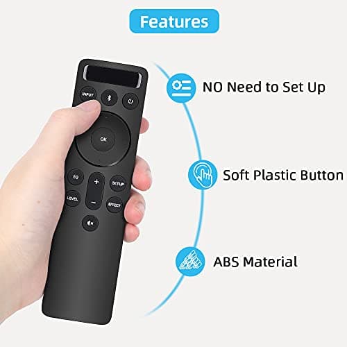 OEM for VIZIO Soundbar Remote with Backlit Display, Replacement Remote for VIZIO 5.1/2.1 Home Theater Sound Bar, for Vizi-O M/V Series Home Audio Sound System, for Vizi-O Home Theater Speaker System 4