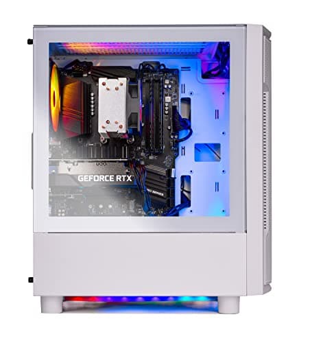 Skytech Archangel Gaming PC Desktop, Ryzen 5 5500 3.6 GHz (4.2GHz Turbo Boost), NVIDIA RTX 3050 (6GB) 6GB GDDR6, 1TB SSD, 16GB DDR4 RAM 3200, 650W Gold PSU, Wi-Fi, Win 11 Home 2
