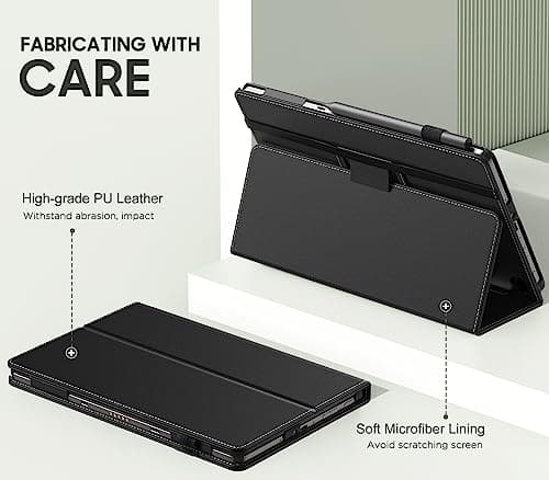 MoKo for Amazon Kindle Fire Max 11 Case (13th Generation, 2023 Release) 11" - Slim Folding Stand Cover Case for Fire 11 Tablet with Auto Wake/Sleep, Black 3