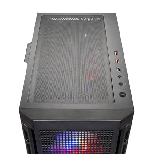Skytech Gaming Blaze4 Mini Gaming PC, AMD Ryzen 7 7700X 4.5GHz, NVIDIA RTX 5060, 1TB Gen4 NVMe SSD, 32GB DDR5 RAM 5600, 650W Gold PSU, Wi-Fi, Win 11, Desktop 4