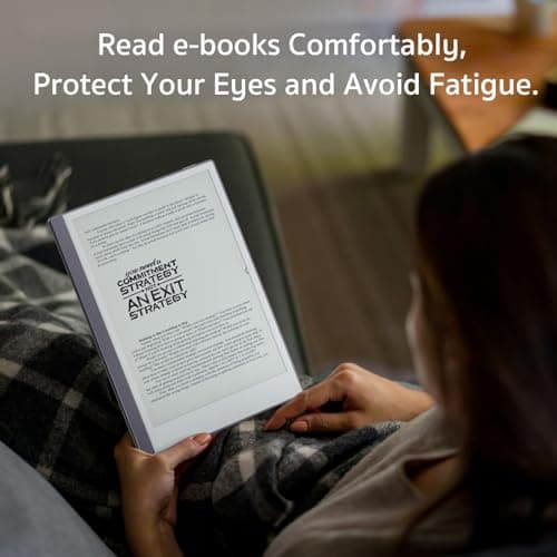 Android E-Ink ePaper Tablet, Paperwhite eBook Reader Digital Notebook for Note Taking, Drawing Paper White Graphics Notepad with Stylus and Case, Cloud Sync and Screen Casting - Model Mini 9.7" Silver 4