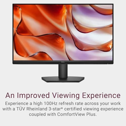 Dell 24 Monitor - SE2425HM - 23.8-inch Full HD (1920x1080) 16:9 100Hz Display, IPS Panel, 16.70 Million Colors, Anti-Glare, 1 HDMI / 1 VGA Port, TÜV Rheinland 3-Star*, Comfortview Plus - Black 2