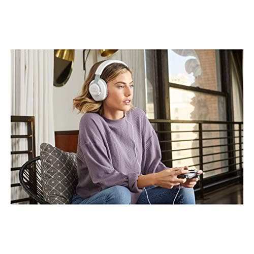 JBL Quantum 100 - Wired Over-Ear Gaming Headphones - White, Large 2