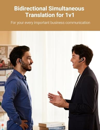 Timekettle W4 Pro AI Interpreter Earbuds, Real-Time Bidirectional Voice Translation,138 Languages, Video and Call Translation,for Global Business, Compatible with iOS/Android 3