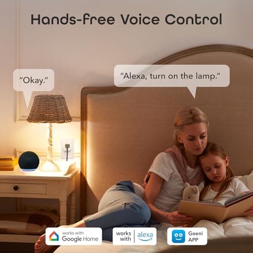 Geeni Dot Smart Plug with 2.4GHz WiFi Connectivity – 2-Pack Compact, Fire-Resistant Smart Outlet Plugs with Schedule & Timer – No Hub Needed, Supports Alexa & Google 3