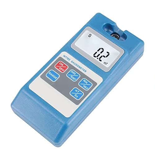 GLTL Digital Gaussmeter/Tesla Meter 0-2000mT Range | mT/Gs Auto-Switch | Magnetic Field Tester for Permanent Magnets, Motors, Speakers & Industrial Applications | Includes NS Function & Probe 2