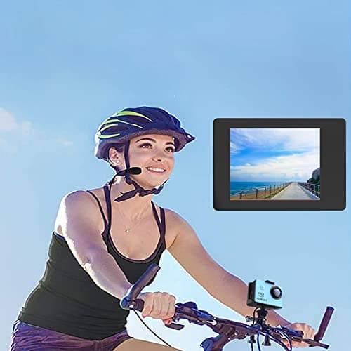 VEMONT Action Camera, 1080P 12MP Sports Camera Full HD 2.0 Inch Action Cam 30m/98ft Underwater Waterproof Camera with Mounting Accessories Kit 3