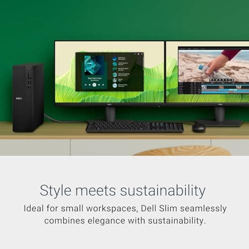 Dell Tower Desktop Computer Ect1250 for Business, Intel Core Ultra 5 225 (Up to 4.9GHz), Intel UHD Graphics, 32GB DDR5 5600MT/s, 1TB SSD, Wi-Fi 6, Windows 11 Pro 3