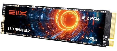 SIX NVME M.2 SSD PCIe 4.0-1TB m.2 2280 ssd, Read UP to 7350MB/s SSD 1TB for Gaming PS5 Memory Storage Expansion with Heatsink, Internal Solid State Hard Drive PCIe gen 4x4 Nvme for Laptop Desktop pc 2