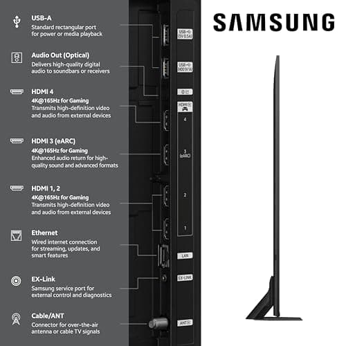 Samsung 43-Inch Class Neo QLED 4K QN90F Series, Vision AI, Mini LED Smart TV (2025 Model, 43QN90F) Neo Quantum HDR+, Object Tracking Sound Lite w/Dolby Atmos, Glare Free, Gaming Hub, Alexa Built-in 3