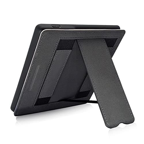 GOVTVA Stand Soft Case for 7 Inch Kindle Oasis (10th Generation, 2019 Release and 9th Generation, 2017 Release) with Double Hand Strap/Auto Sleep & Wake/Magnetic Closure (Apricot Blossom) 2