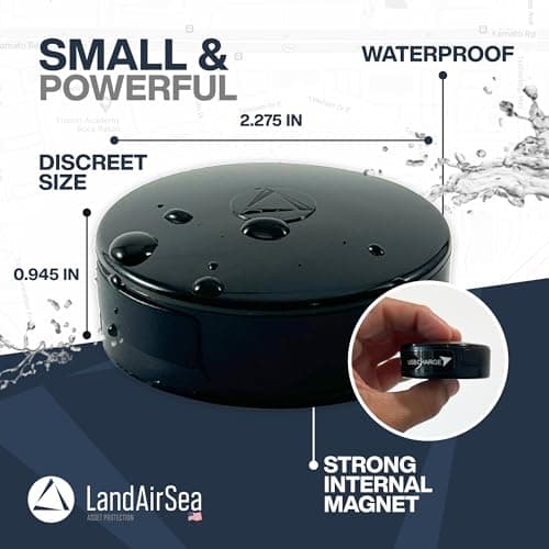 LandAirSea 54 GPS Tracker - Made in the USA from Domestic & Imported Parts. Long Battery, Magnetic, Waterproof, Global Tracking. Subscription Required 3