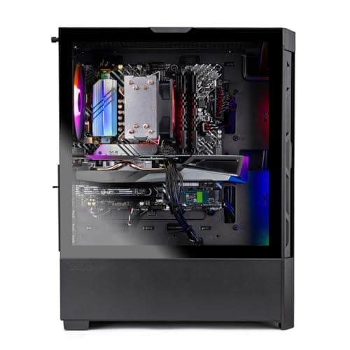 Skytech Gaming Blaze4 Mini Gaming PC, AMD Ryzen 7 7700X 4.5GHz, NVIDIA RTX 5060, 1TB Gen4 NVMe SSD, 32GB DDR5 RAM 5600, 650W Gold PSU, Wi-Fi, Win 11, Desktop 2