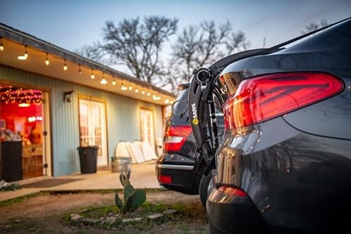 Saris Bones Car Trunk Bicycle Rack Carrier, Mounts 2 Bikes, Black - Durable, Rust-Free, Anti-Sway Straps, Fits Most Vehicles, Made in USA, Arc-Based Design, 100% Recyclable Materials 5