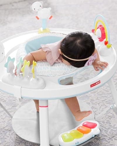 Skip Hop Baby Activity Center: Interactive Play Center with 3-Stage Grow-with-Me Functionality, 4mo+, Silver Lining Cloud 4
