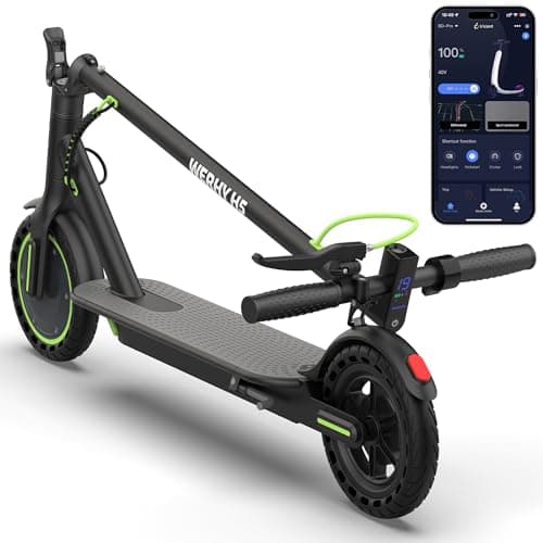 Electric Scooter with Dual Suspension, 10"/8.5" Solid Tire, 750W/500W/350W Powerful Motor & 19/22 MPH Top Speed, 28/25/22/16 Miles Long Range, Folding E Scooter with Dual Braking for Teens and Adults