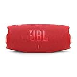 JBL Charge 6 - Portable Waterproof & Drop-Proof Bluetooth Speaker, Bold Pro Sound with AI Sound Boost, 28Hrs of Playtime, Built-in powerbank & Comes with a Sturdy/Removable Carrying Strap (Red) 3