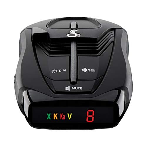 Cobra RAD 380 Laser Radar Detector – Long Range Detection, LaserEye Front and Rear Detection, IVT Filtering, Adjustable Sensitivity, Digital Signal Processing, Black