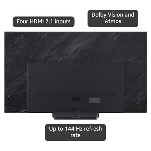LG 55-Inch Class OLED evo AI 4K C5 Series Smart TV w/Dolby Atmos, Dolby Vision, HDR10, AI Super Upscaling 4K, Filmmaker Mode, Wow Orchestra, Alexa Built-in (OLED55C5PUA, 2025) 3