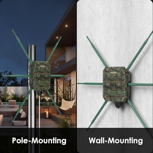 WAVLINK AX3000 WiFi6 Outdoor WiFi Extender, Dual Band 5G+2.4G WiFi 6 Outdoor Wireless Access Point Weatherproof WiFi Repeater, Router, 802.3at Active POE, 6X 7dBi Intennas,Work with Starlink 5