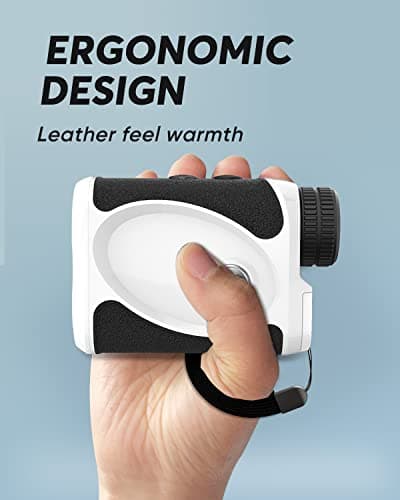 WOSPORTS Golf Rangefinder, 800/1200 Yards Laser Range Finder, High Precision Flag Lock with Pulse Vibration, Tournament Legal Rangefinder for Golfing and Hunting, Battery Included 5